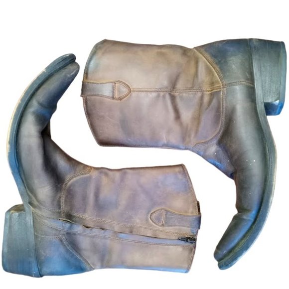 GUC | HTF "P Custer" | 🤠👢Cowboy Boots👢🤠 | Dark Brown | Men's | Size: 10.5 - Picture 11 of 16